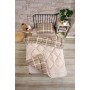 ETE HOMETEX TEK KİŞİLİK LÜX WELSOFT YORGAN SETİ SAFİR BEJ 155X215CM 8696474231849